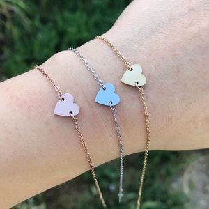 Tiny Heart Bracelet, Cute Bracelet, Dainty Bracelet, Minimalist Bracelet